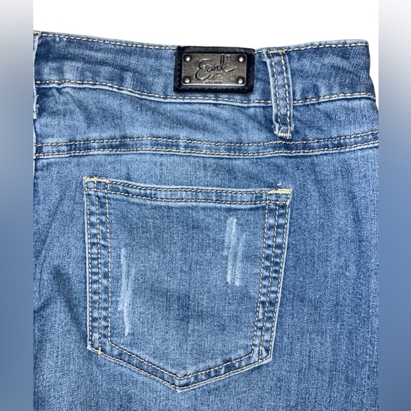 Western Core Earl Jeans Denim Skirt Summer Country Concert Women’s Size 12 - Picture 3 of 5